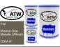 Preview: Fiat, Mineral Gray Metallic (Wheel), CDM-W: 500ml Lackdose + 500ml Klarlack + 250ml Härter - Set, von ATW Autoteile West.